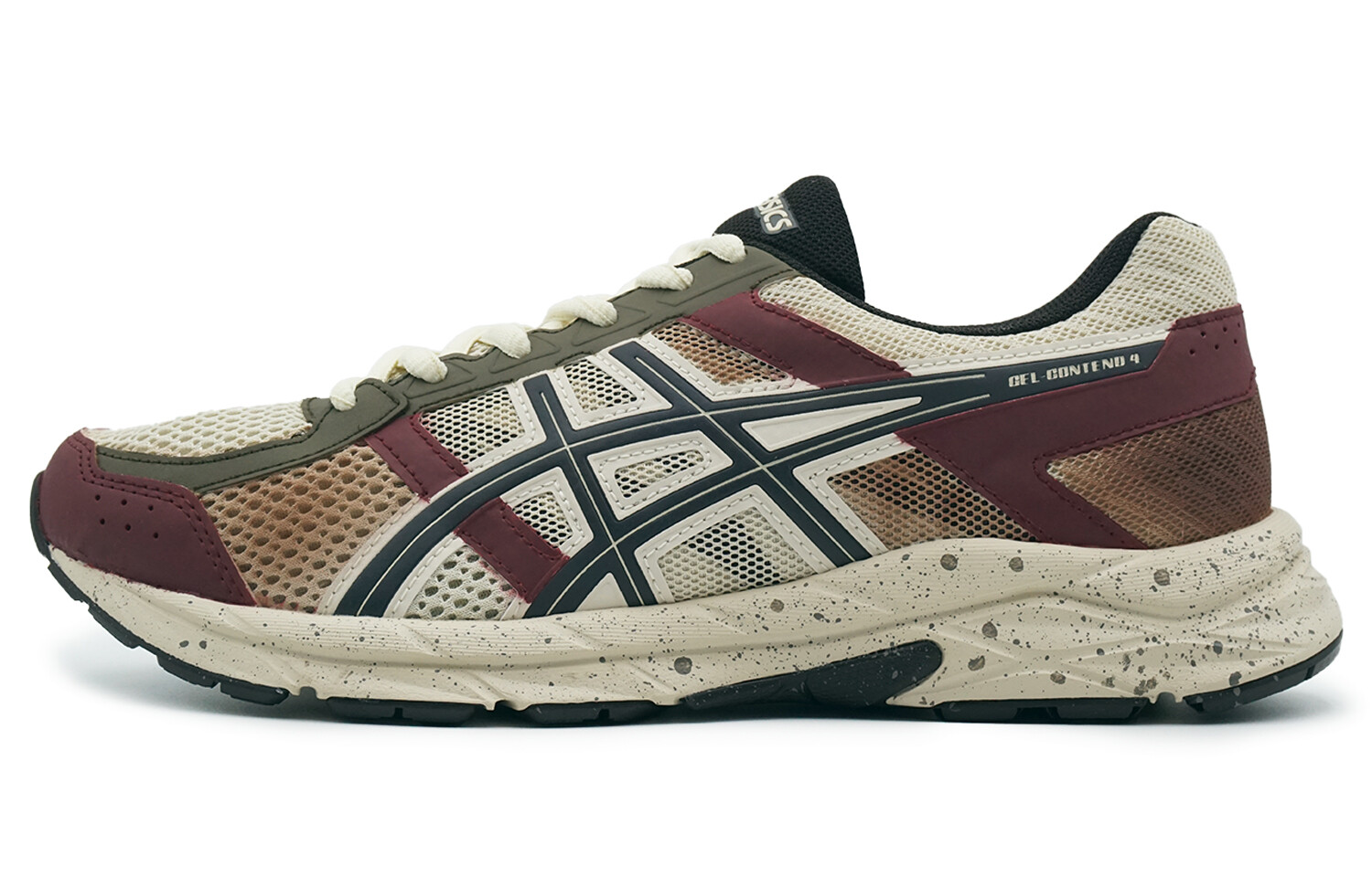 

Кроссовки мужские Gel-Contend 4 с низким верхом бежевые красные зеленые Asics