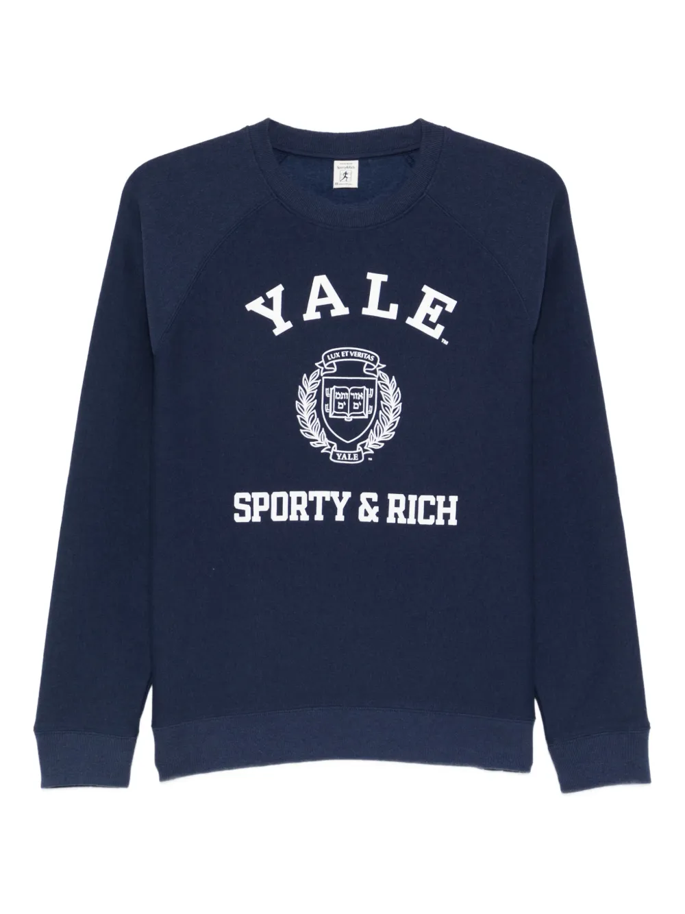 

Свитшот с графическим принтом Sporty & Rich, синий