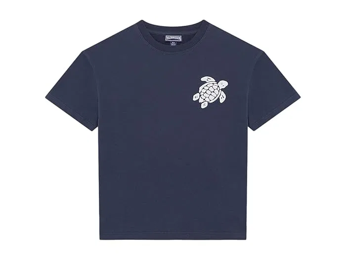 Футболка с черепахой Gabin Vilebrequin Kids, Bleu Marine