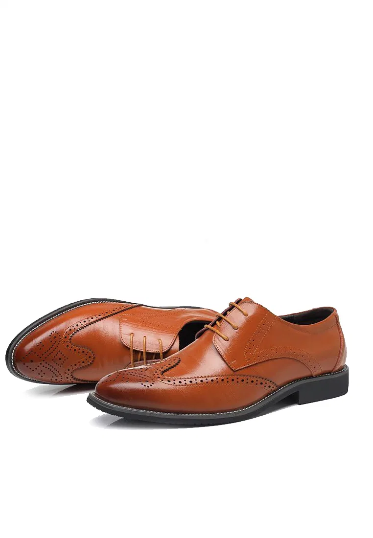Туфли оксфордские классические, кожа, модель MC7196 Twenty Eight Shoes, светло-коричневый — фото 4