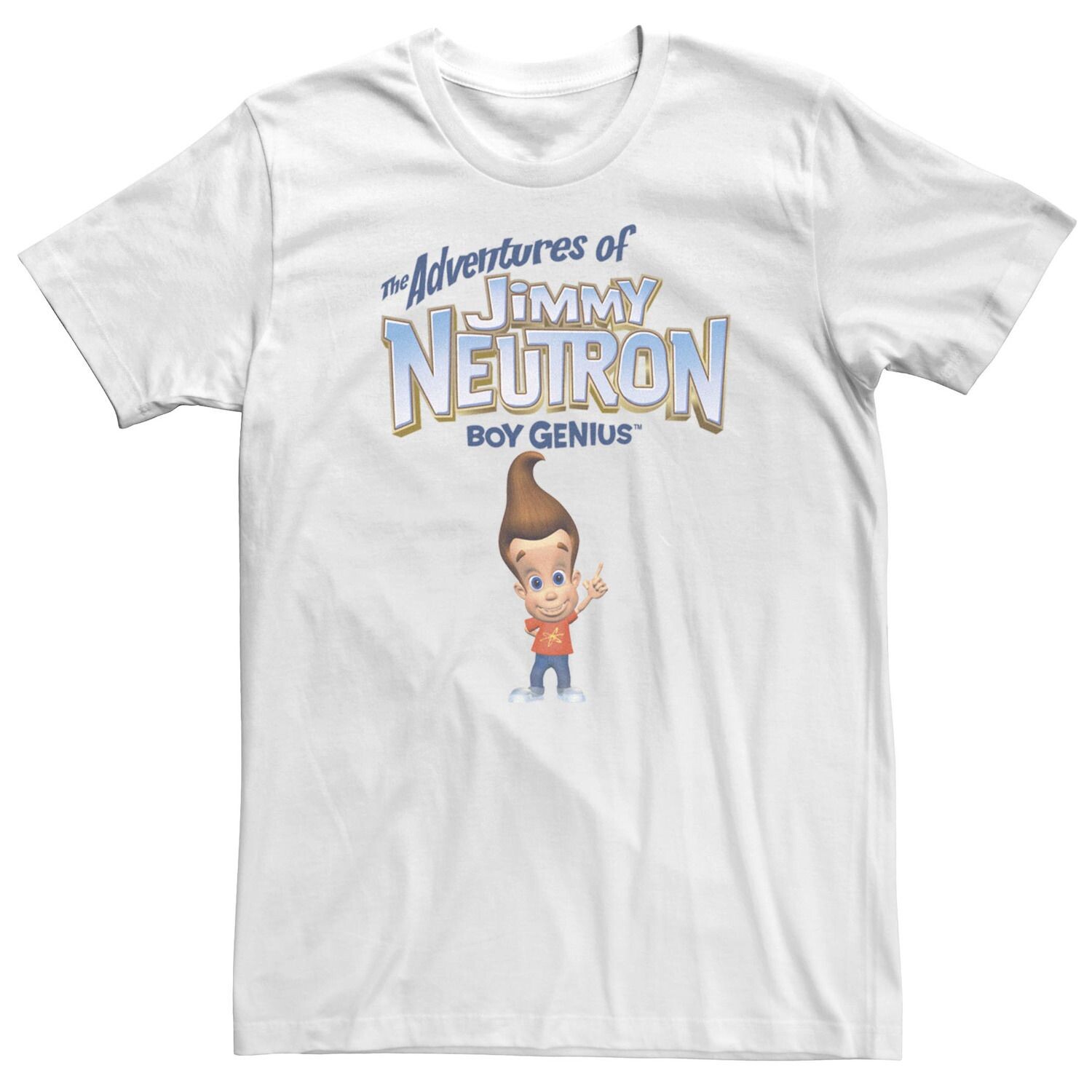 

Мужская футболка с логотипом Jimmy Neutron Title Licensed Character