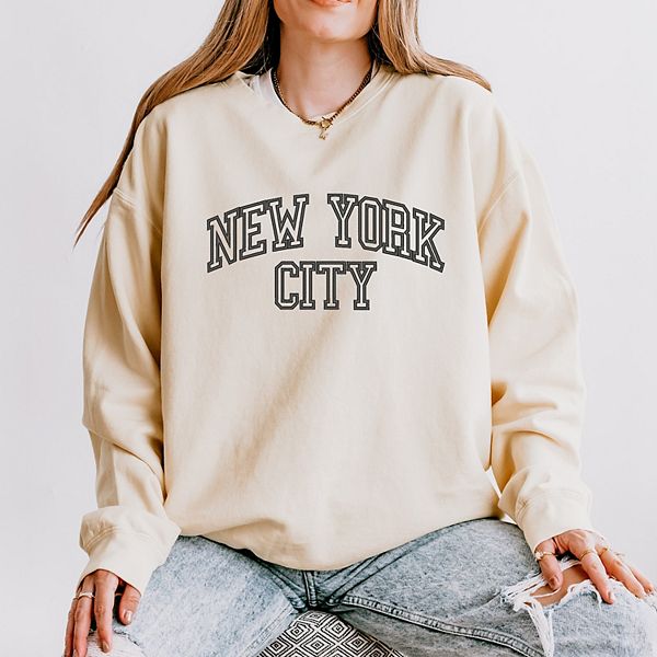 

Вышитый нью-йоркский варсити легкий свитшот garment dyed Simply Sage Market, Ivory, Зеленый, Вышитый нью-йоркский варсити легкий свитшот garment dyed Simply Sage Market, Ivory