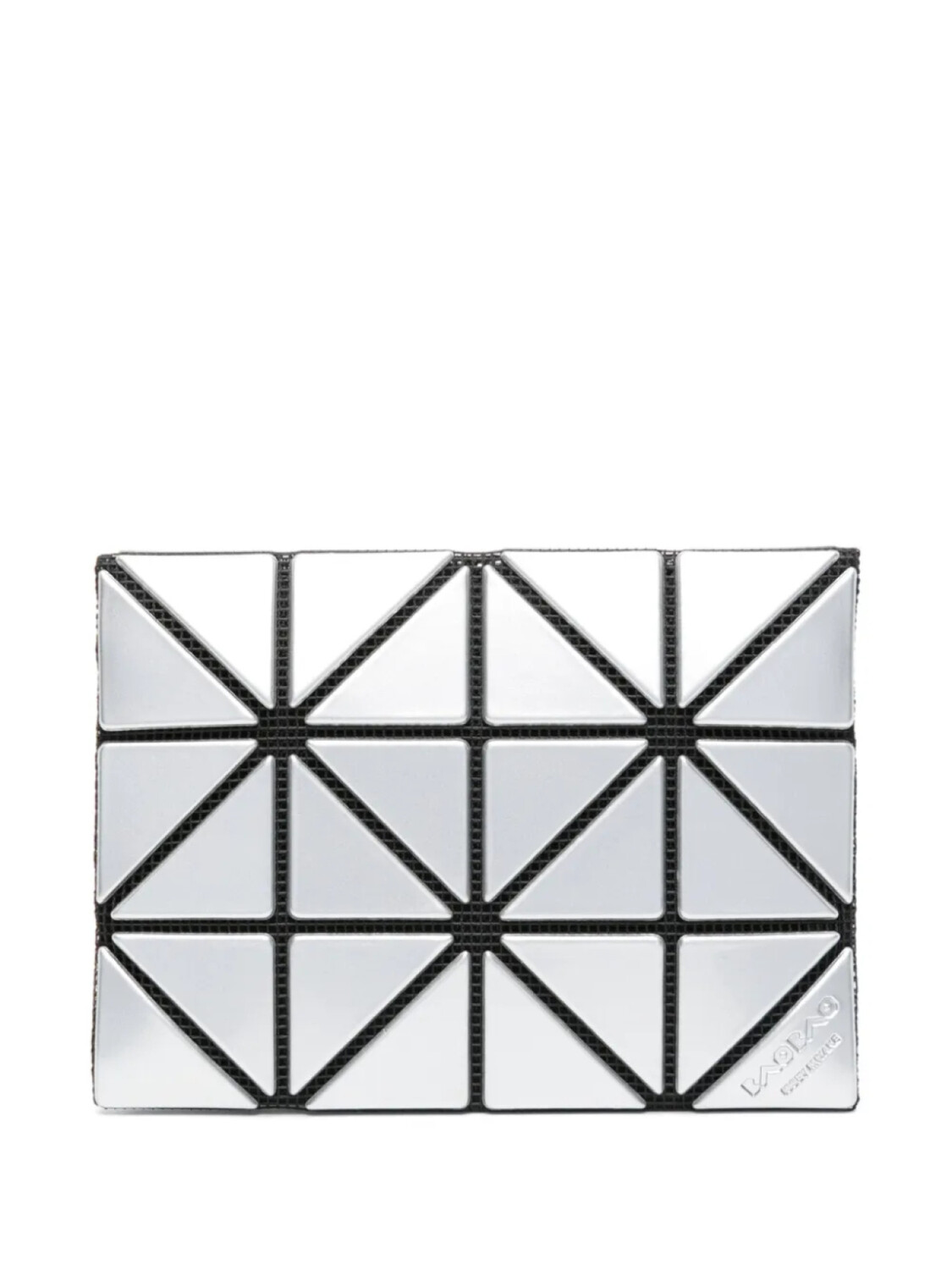 

Bao Bao Issey Miyake картхолдер с геометричным узором, серебристый