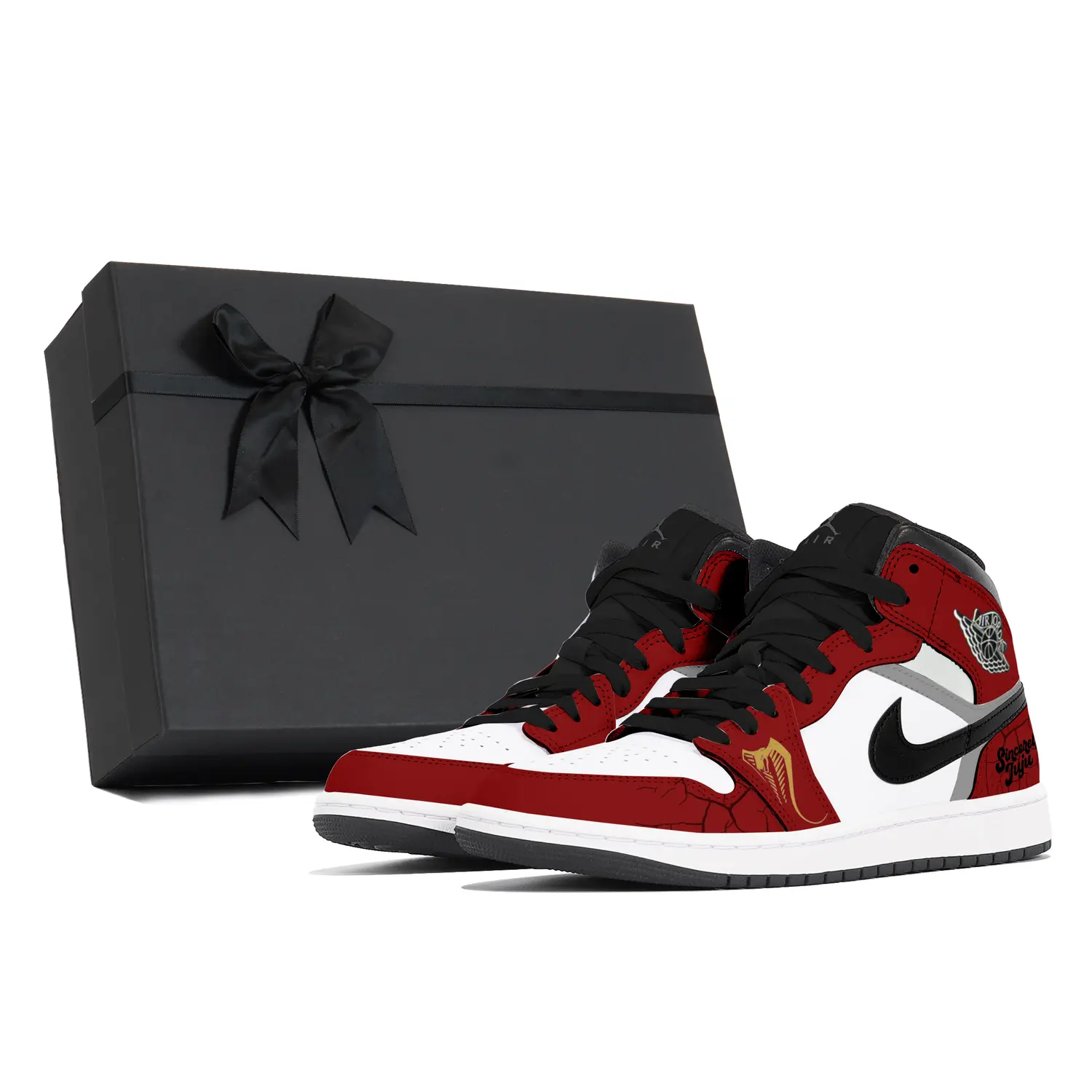 

Jordan Air 1 Dust Gripper, разноцветная устойчивая к истиранию мид-топ винтажные баскетбольные кроссовки мужские red