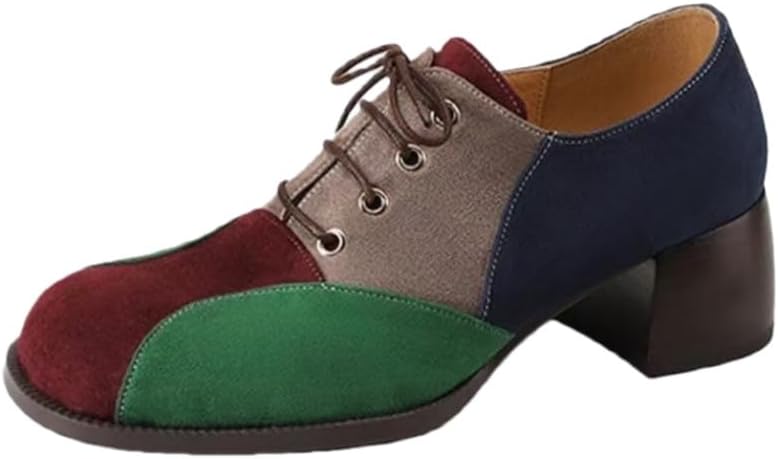 

Замшевые туфли в стиле ретро на шнуровке, большого размера, с противоскользящей резиновой подошвой. Прочные и удобные. Подходят для прогулок на свежем воздухе и повседневного использования Fmshi, красный