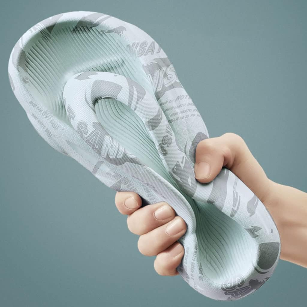 Тапочки-слайды Cloud Pillow для женщин и мужчин, сандалии для душа и ванной, с открытым носком, мягкие, с амортизацией, толстые, нескользящие, массажные, для бассейна, спортзала, дома, для использования в помещении и на открытом воздухе Hsqma, з... — фото 2