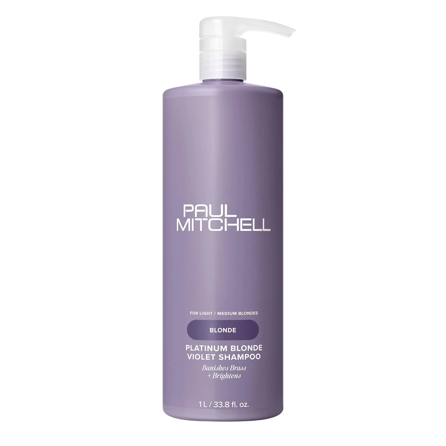 Шампунь Paul Mitchell Platinum Blonde Violet, устраняет желтизну и осветляет волосы, идеально подходит для светлых и средне-русых, серебристых, седых или белых волос. 1000 мл (.)