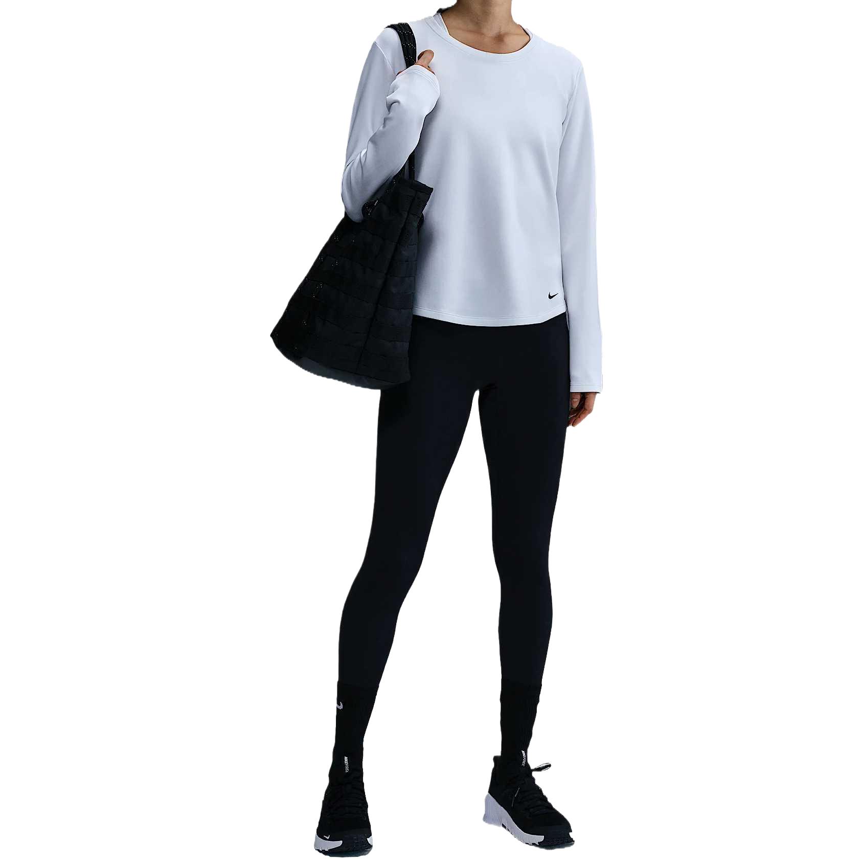 Nike Футболка Therma FIT One Regular женская белая — фото 3