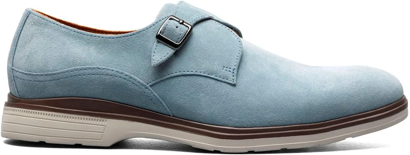 Туфли-монки Stacy Adams Taylen Monk Strap Monk Buckle Shoe, светло-голубой/светло-голубой — фото 3