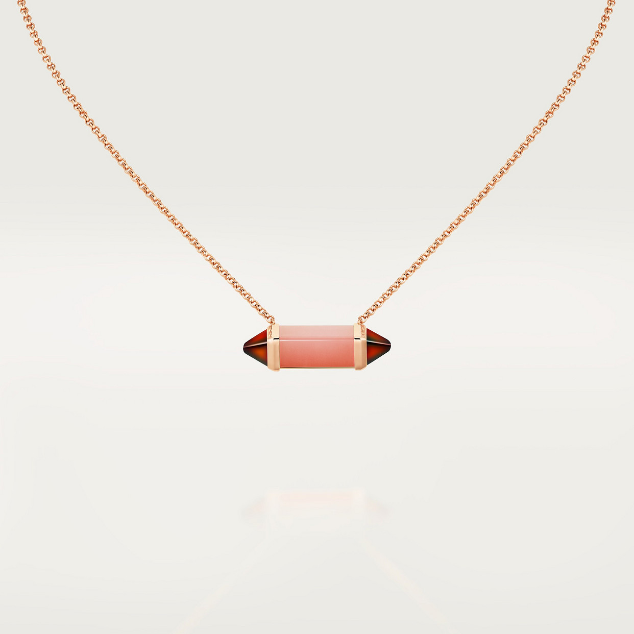 

Ожерелье Cartier Pendentif Les Berlingots de Cartier, розовое золото