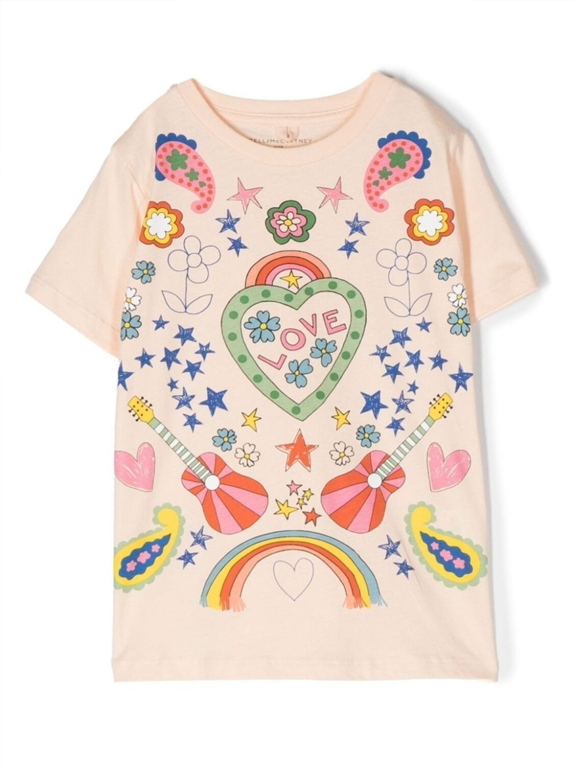 

Stella McCartney Kids футболка с принтом, серый