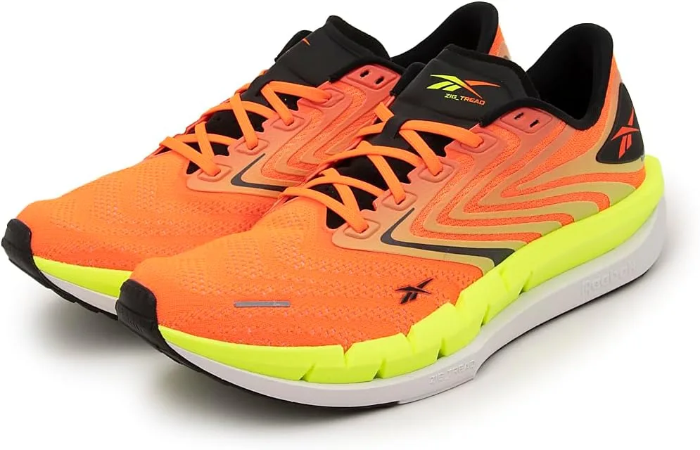 Мужские кроссовки Reebok Floatzig TreadSneaker, белый/оранжевый — фото 3