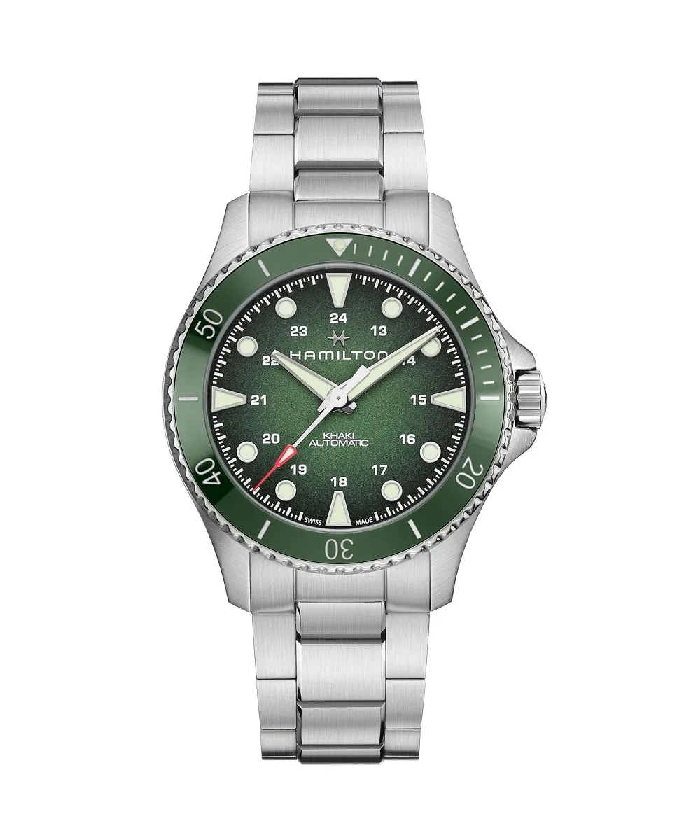 

Мужские часы Khaki Navy Scuba Automatic 43 мм H82525160 из стали Hamilton, серебряный