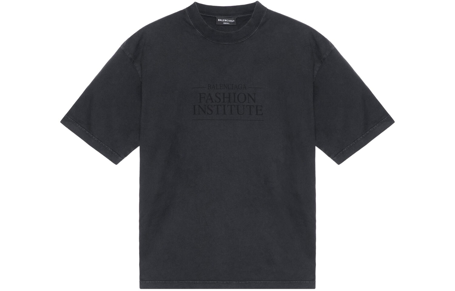 

Футболка средней посадки Fashion Institute Balenciaga, серый