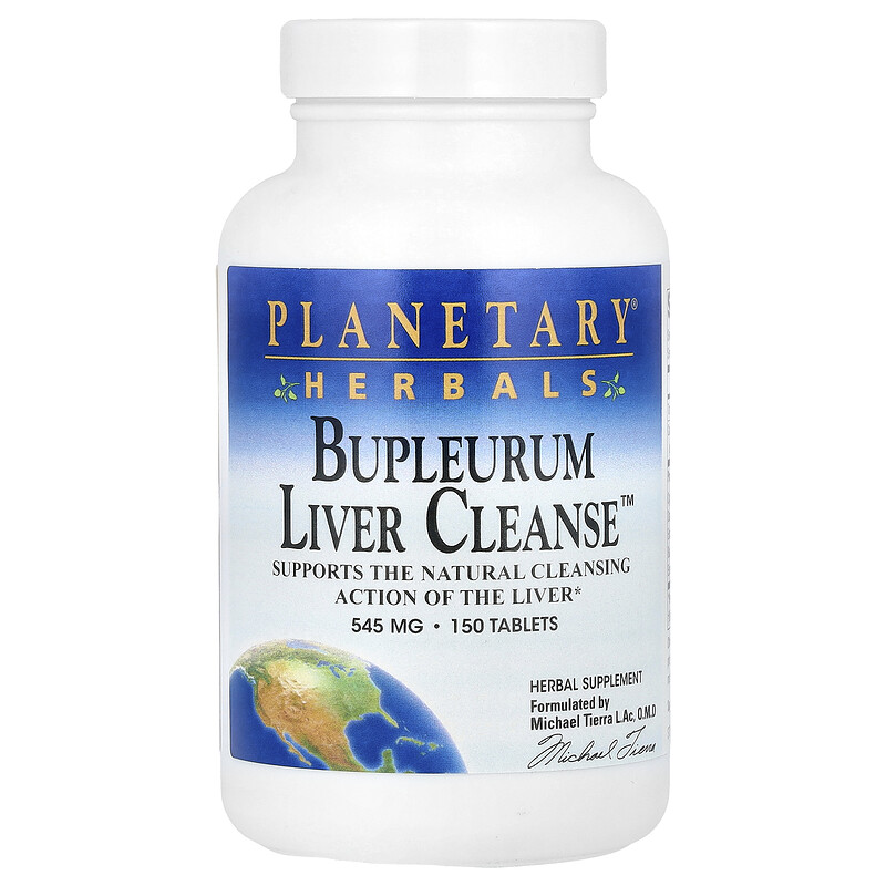 

Planetary Herbals, Bupleurum Liver Cleanse , 150 таблеток