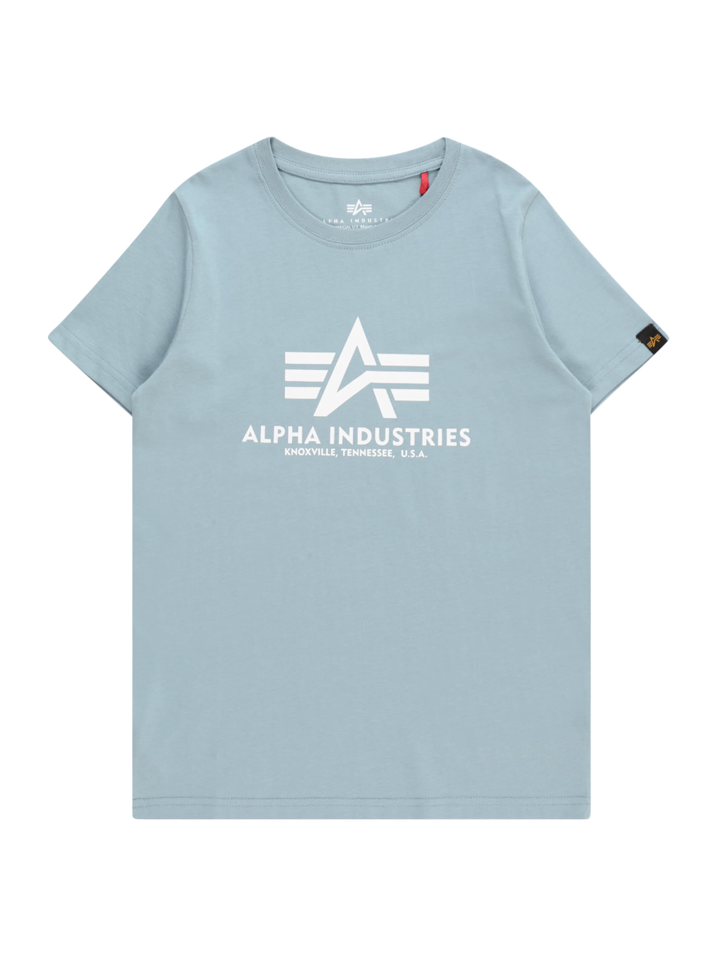 

ALPHA INDUSTRIES Футболка в цвете Dusty Blue
