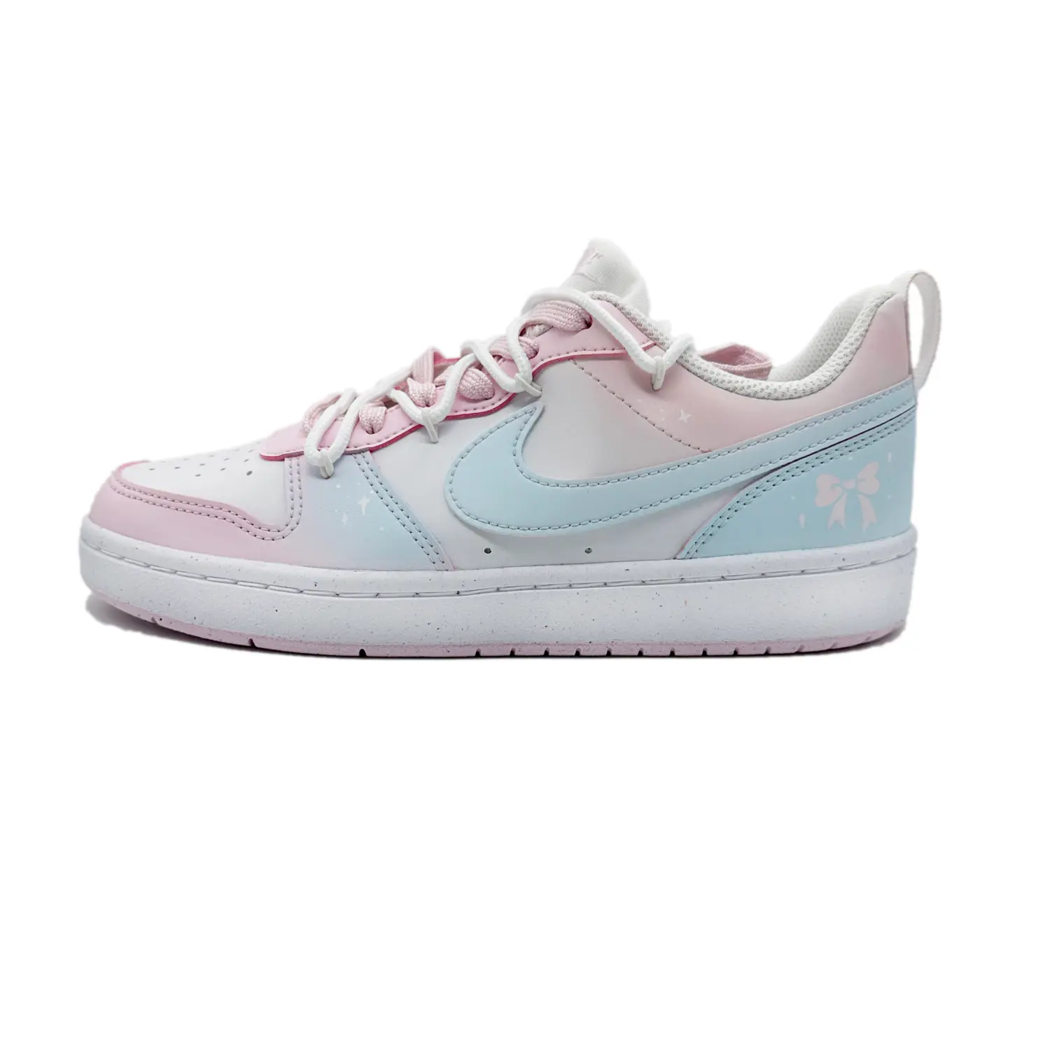 

Кроссовки Nike Court Borough Skateboard Shoes Women's Low-Top White, белый