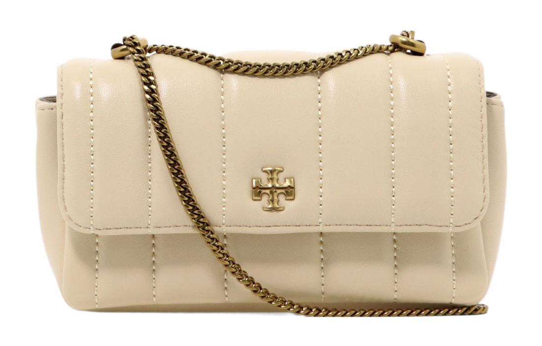

TORY BURCH Kira Sheepskin портативная сумка кроссбоди, женская наплечная сумка Cheese White