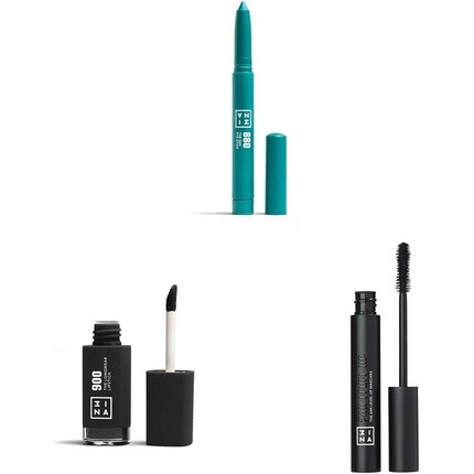 

3INA Makeup Vegan The 24H Eye Stick 880 The Longwear Lipstick 900 The 24h Level Up Mascara 900 Eyeshadow Stick Тушь для глаз с гиалуроновой кислотой Extreme Definition Без применения жестокости