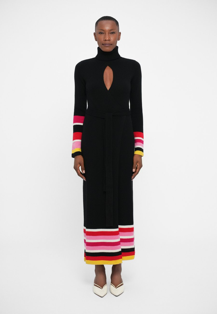 

Платье Diane von Furstenberg BEA SWEATER DRESS, Black Combo/Black