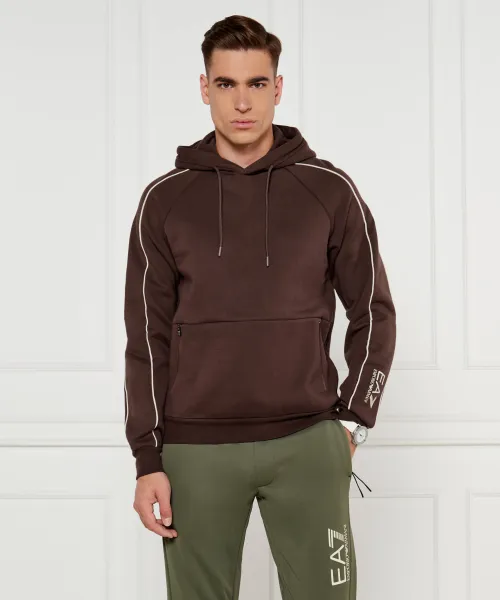 

Толстовка Regular fit Ea7, коричневый