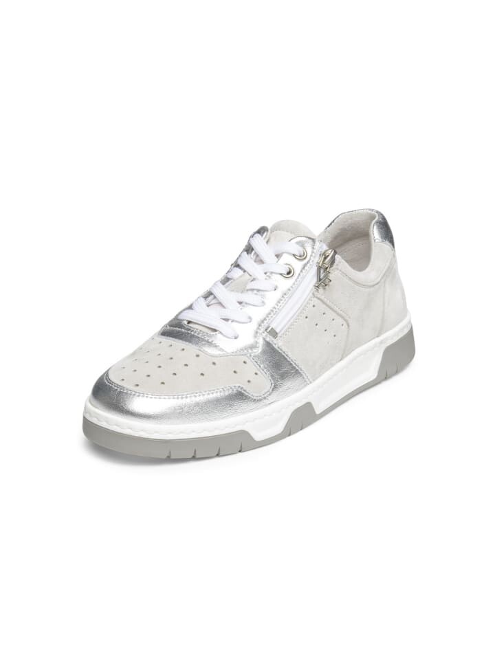 

Низкие кроссовки VITAFORM Nubukleder, цвет weiß/silber