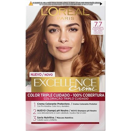 

L'Oréal Paris Excellence Creme Tint 7.7-Caramelo Helado
