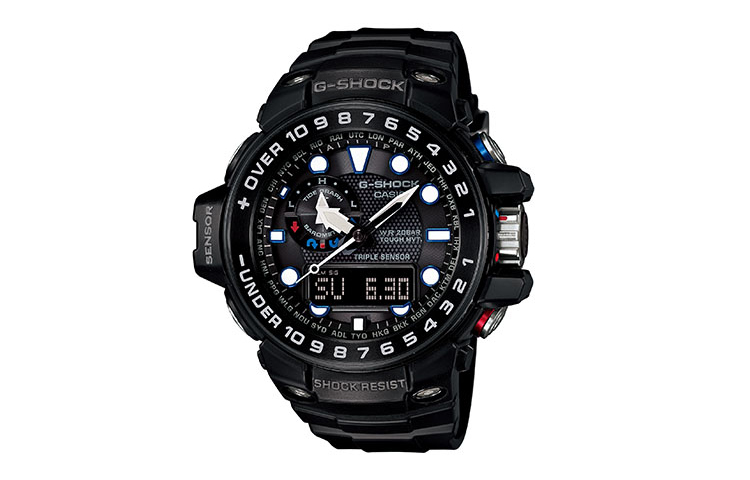 

CASIO Часы Men MASTER OF G-SEA Series Black Watch GWN-1000B-1A, Black Dial