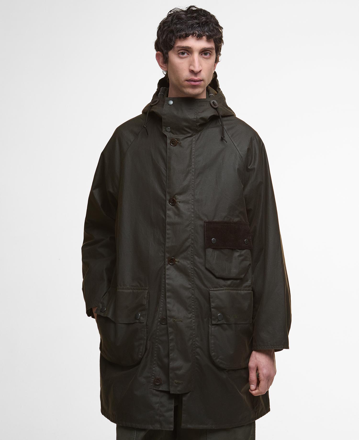 

Вощеное пальто Barbour Solway Trench, Archive Olive