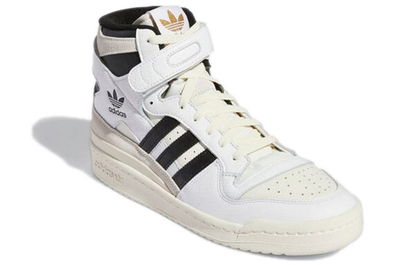 Кроссовки форум 84 высокие Adidas, белый — фото 4
