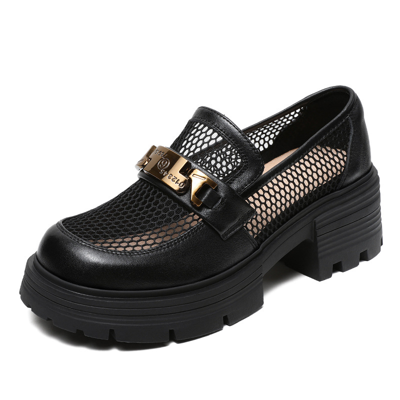 Лоферы женские Devanro, Black