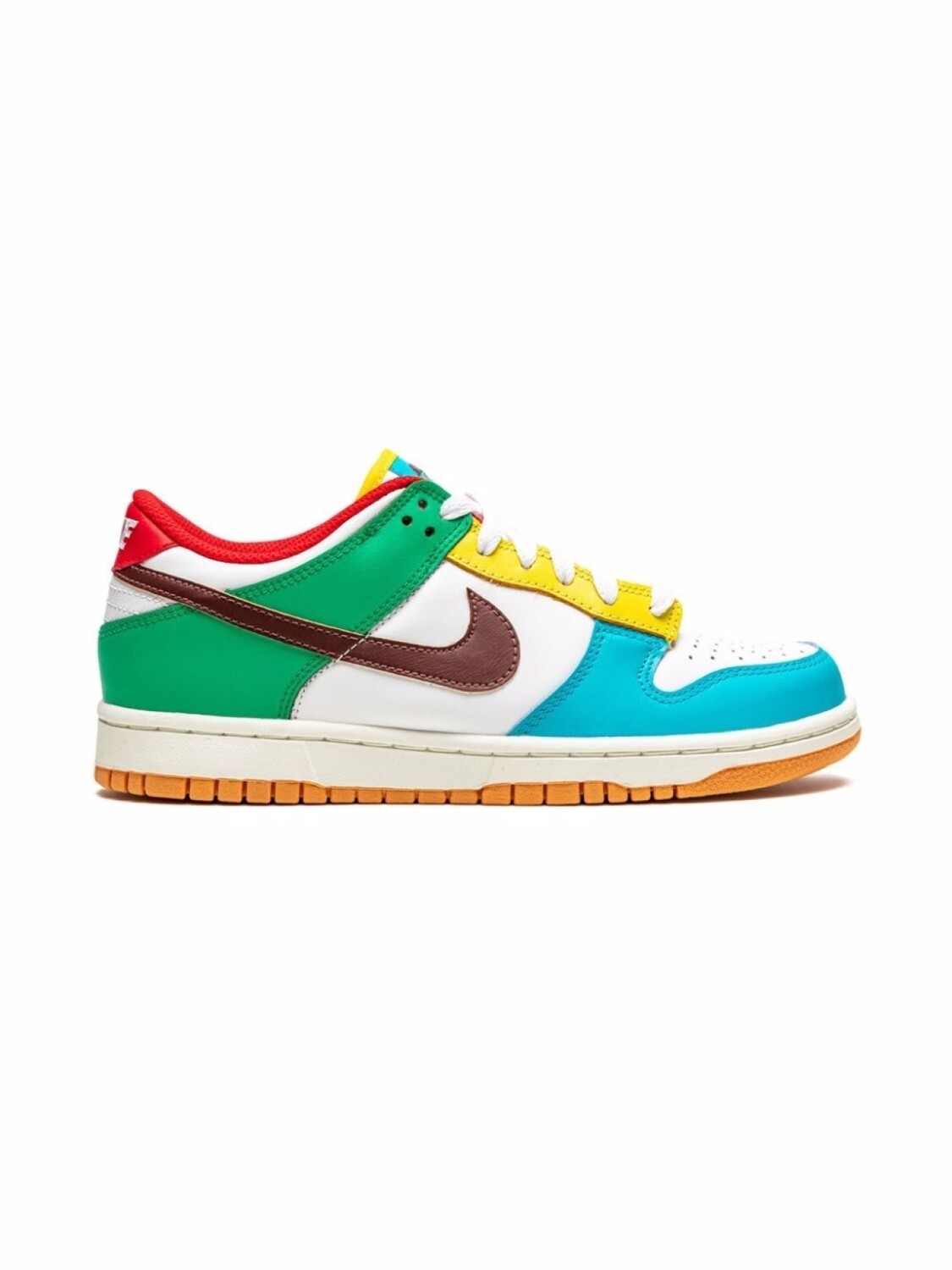 Nike Kids кроссовки Dunk Low SE, белый — фото 2