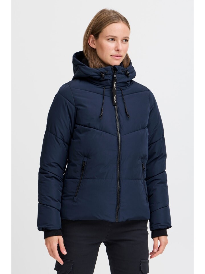 

Пуховик Oxmo Steppjacke OXJUCHENA 21301243ME moderne Jacke, синий