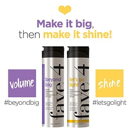 Hair Beyond Big Volumizing Шампунь для создания объемных укладок и легкого объема 8,5 жидких унций Fave4 — фото 3