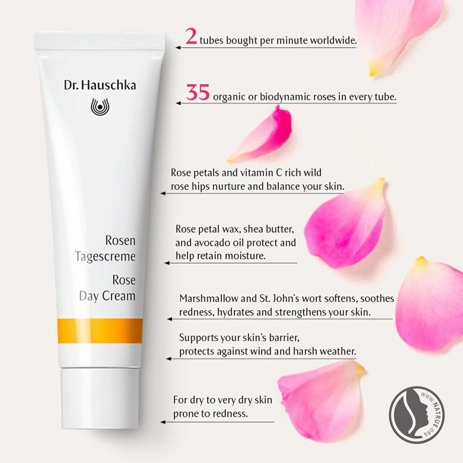 Крем для лица Dr. Hauschka — Дневной Rose Day Cream, 30 мл — фото 4