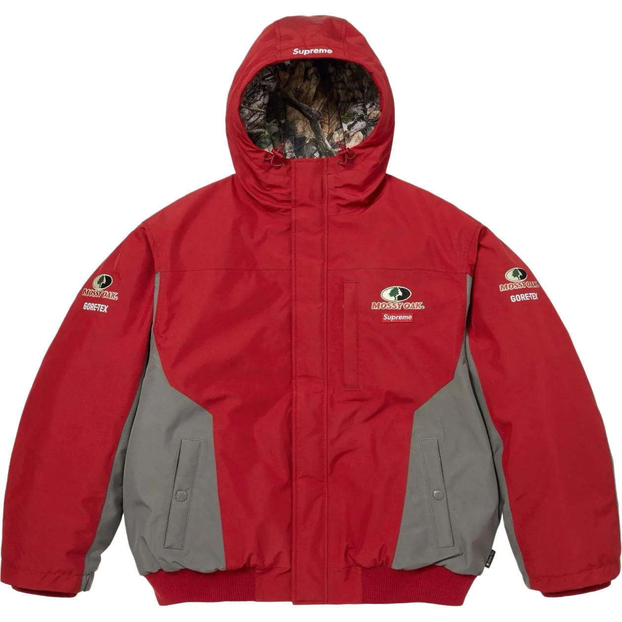 Куртка GORE TEX Mossy Oak Supreme, красный/красный
