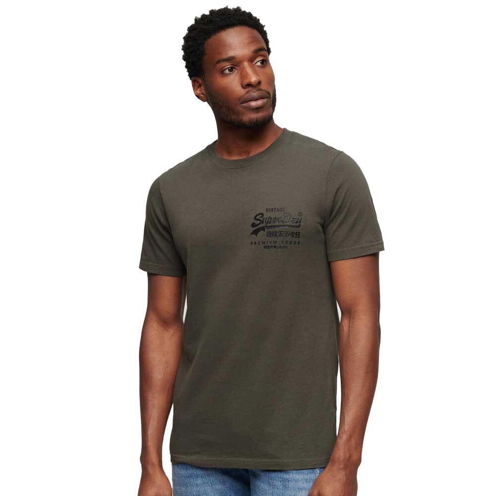 

Футболка с коротким рукавом Superdry Tokyo Vintage Logo Graphic, серый