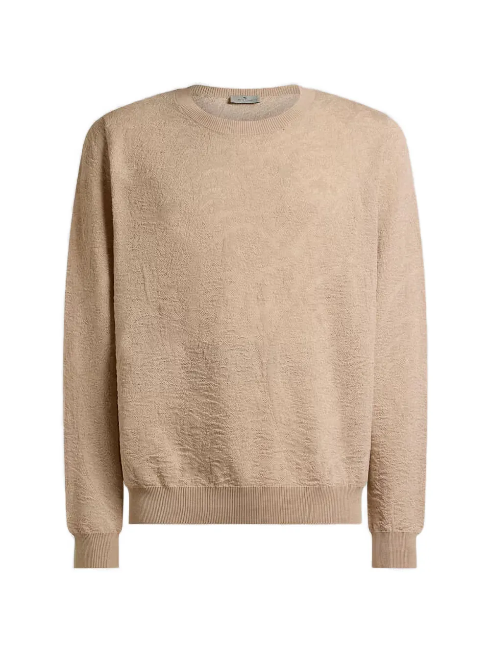 

Хлопковый свитер Etro, бежевый