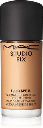 

Матирующий праймер spf 15 MAC Cosmetics Mini Studio Fix Fluid SPF 15 24HR Matte Foundation + Oil Control, NC30 15 ml