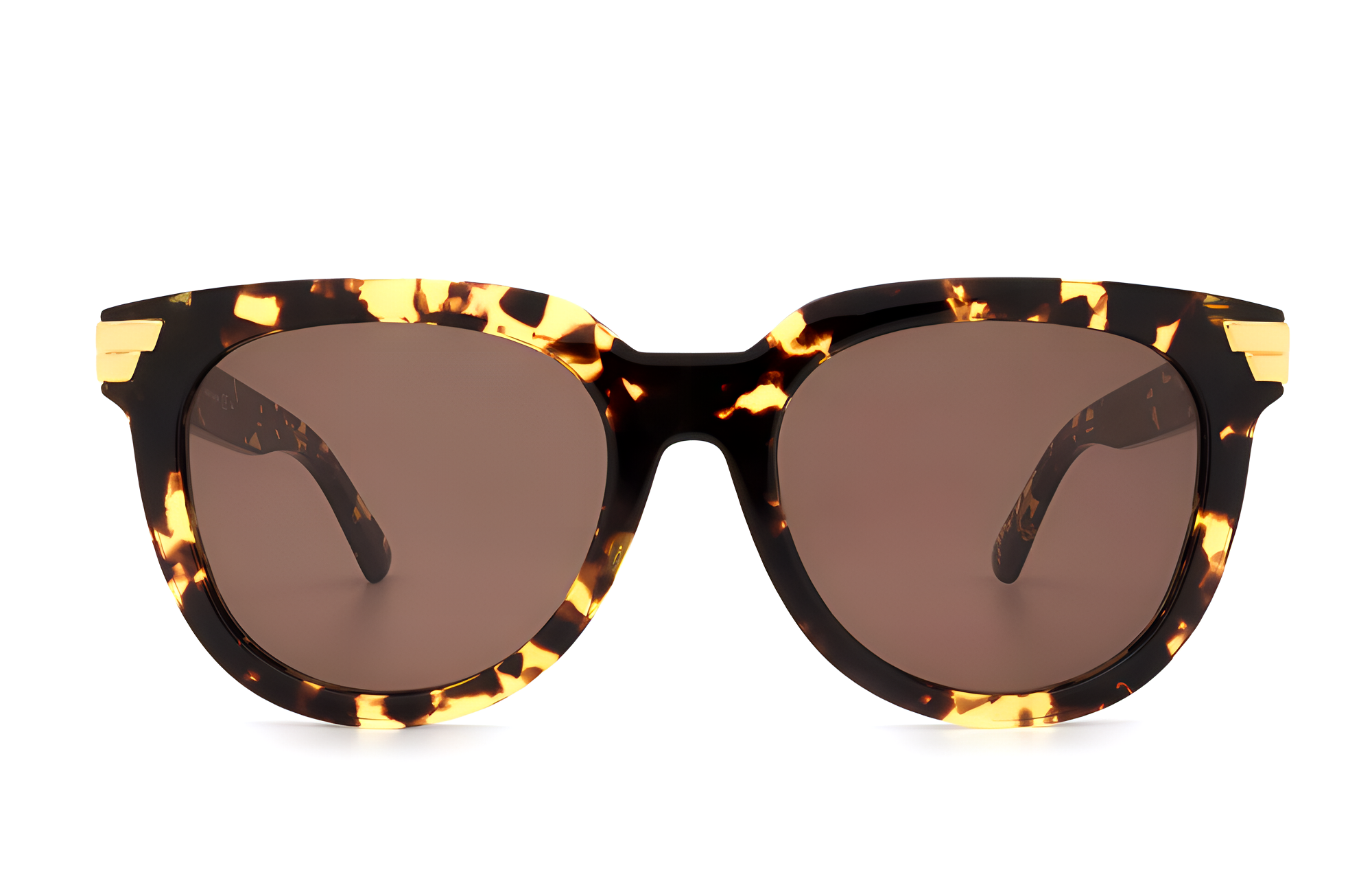 

Кошачий глаз солнцезащитные очки Bottega Veneta, коричневый