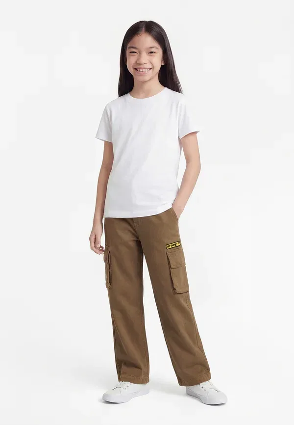 Брюки карго Logo patch diag pant Off-White, оливковый