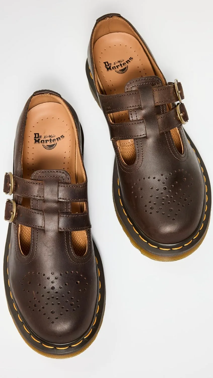 Женские ботинки Dr. Martens 8065 Mary Jane, темно-коричневый — фото 4