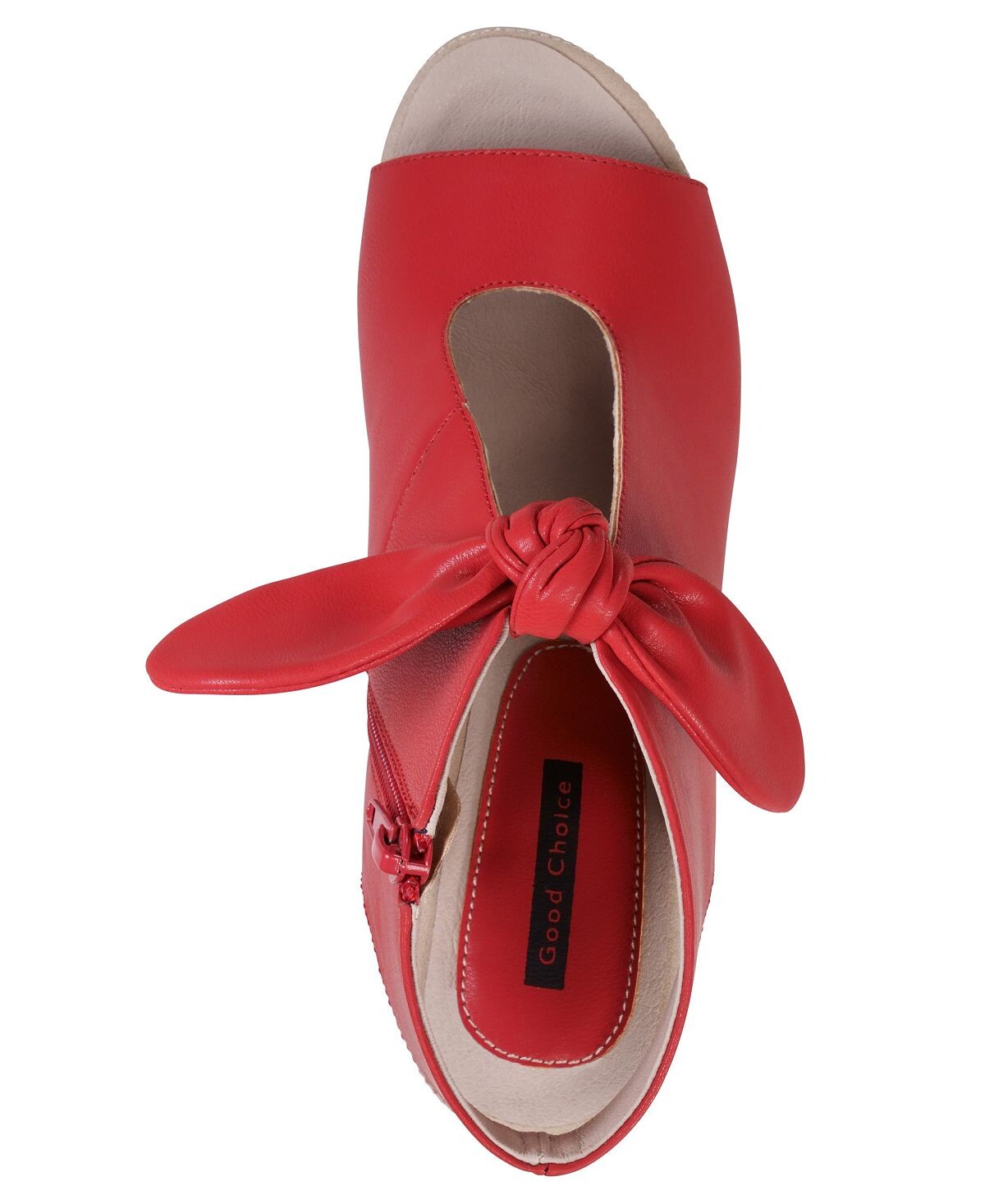 Женские босоножки на каблуке Kimora GC Shoes, красный — фото 4
