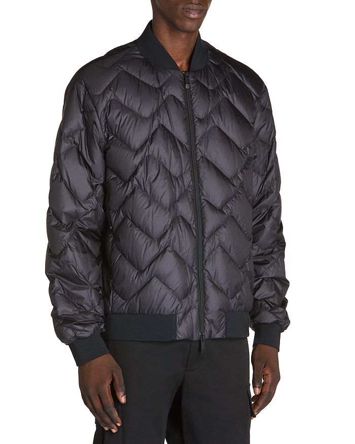 

Стеганая куртка-бомбер Brun Moncler, черный