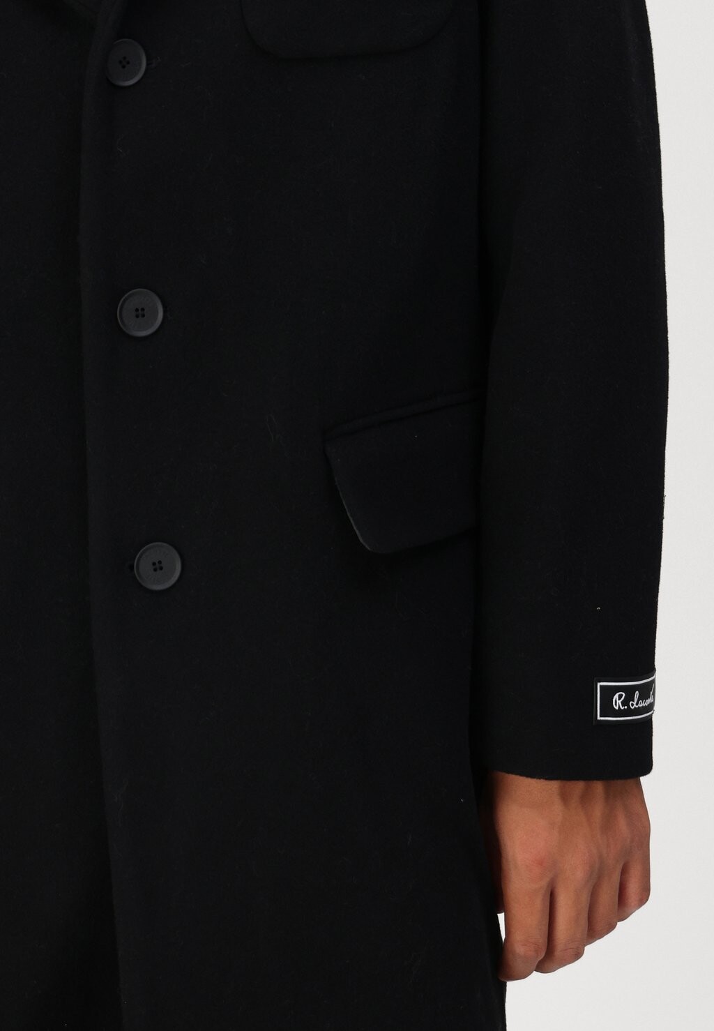 

Классическое пальто FUZZYBBMATTINI COAT Bruuns Bazaar, черный