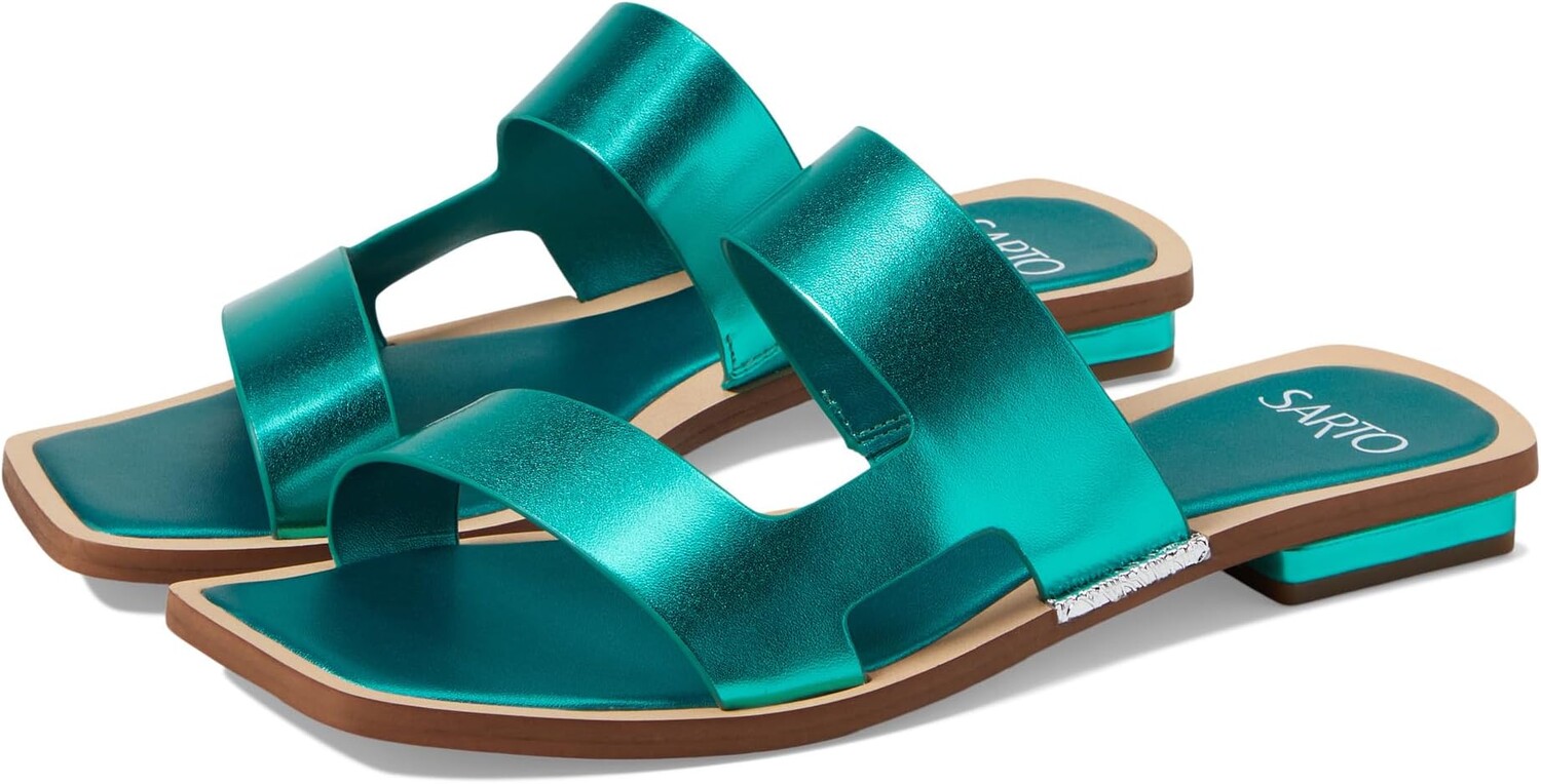

Сандалии Franco Sarto Emily, цвет Metallic Aqua