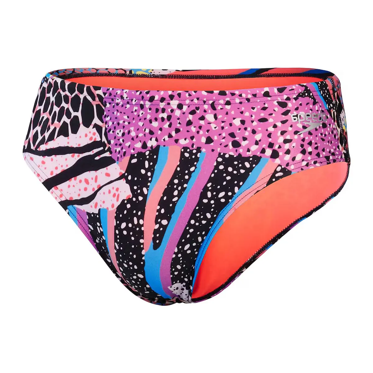 

Мужские плавки для плавания Speedo Allover Digital Brief с боковым швом 8 см, розовый
