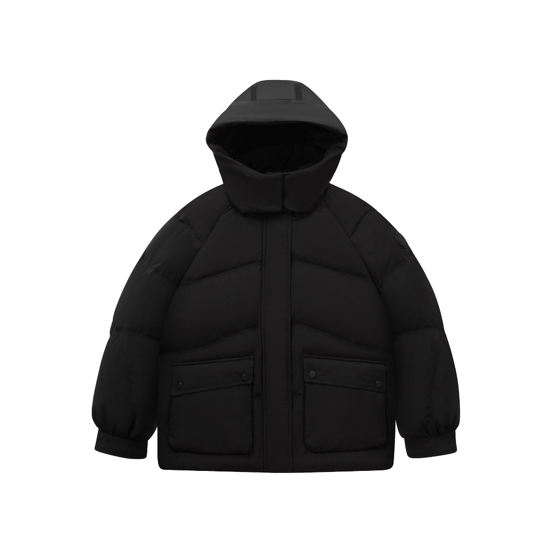 

Пуховик из серии Milk Tea для женщин на осень-зиму BOSIDENG, черный