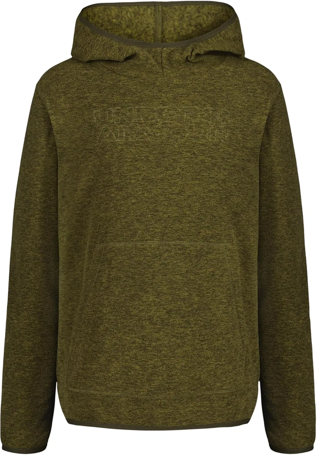 Детская толстовка с капюшоном, флисовая, Under Armour, Hundo Canteen Green
