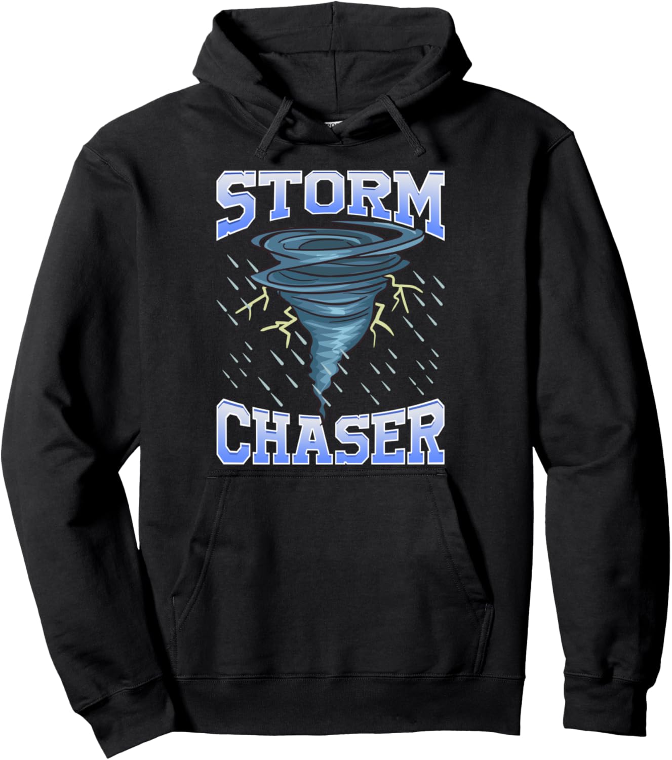 

Толстовка с капюшоном Storm Chaser Tornado Hurricane & Thunderstorm Storm Chaser Severe Weather Obsessed Gifts, черный